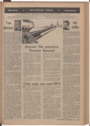   The Pacific Tribune - Friday, November 5, 1954   , page 5