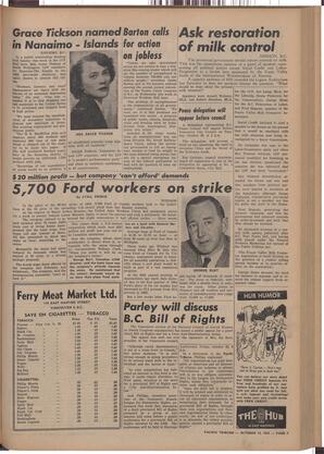   The Pacific Tribune - Friday, October 15, 1954   , page 7