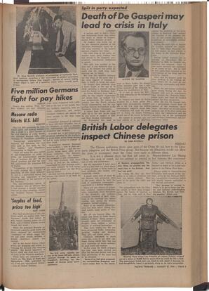   The Pacific Tribune - Friday, August 27, 1954   , page 3