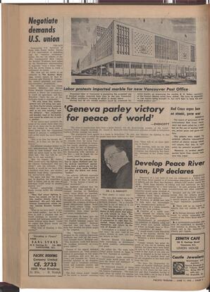   The Pacific Tribune - Friday, June 11, 1954   , page 2