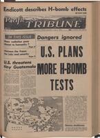 The Pacific Tribune - Friday, June 4, 1954