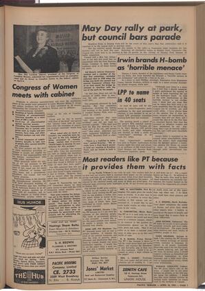   The Pacific Tribune - Friday, April 16, 1954   , page 7