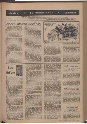   The Pacific Tribune - Friday, April 9, 1954   , page 5