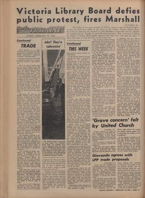   The Pacific Tribune - Friday, February 19, 1954   , page 12