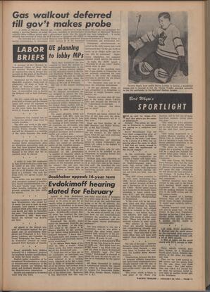   The Pacific Tribune - Friday, January 29, 1954   , page 11