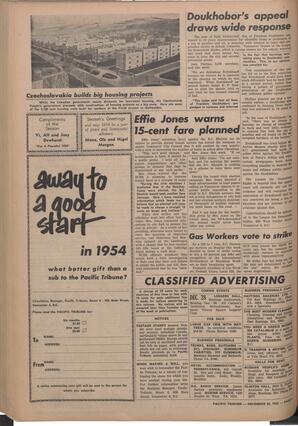   The Pacific Tribune - Friday, December 25, 1953   , page 6