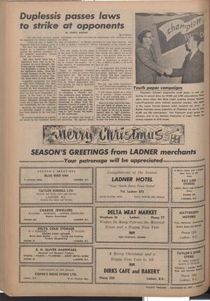  The Pacific Tribune - Friday, December 25, 1953   , page 2