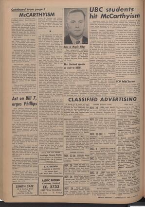   The Pacific Tribune - Friday, November 27, 1953   , page 6
