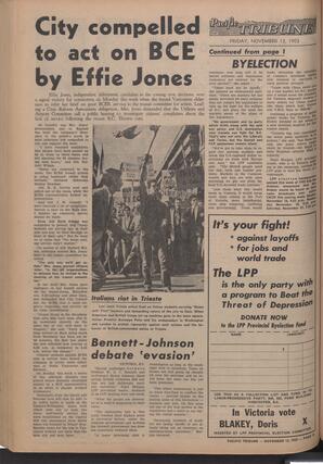   The Pacific Tribune - Friday, November 13, 1953   , page 12