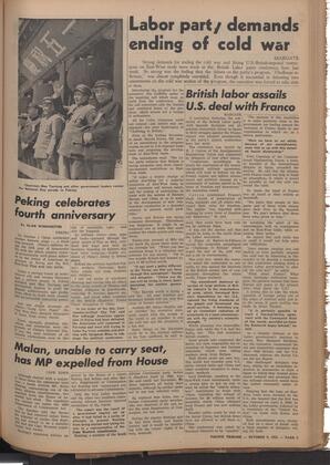   The Pacific Tribune - Friday, October 9, 1953   , page 3