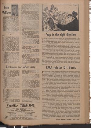   The Pacific Tribune - Friday, October 2, 1953   , page 5