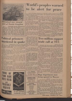   The Pacific Tribune - Friday, September 18, 1953   , page 3