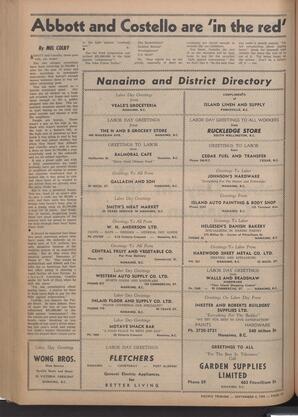   The Pacific Tribune - Friday, September 4, 1953   , page 10