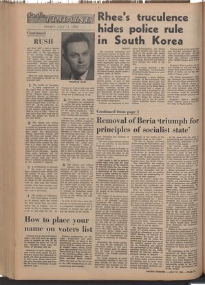  The Pacific Tribune - Friday, July 17, 1953   , page 12