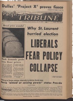   The Pacific Tribune - Friday, July 17, 1953   , page 1