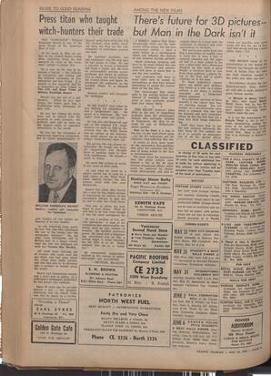   The Pacific Tribune - Friday, May 29, 1953   , page 8