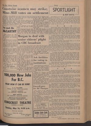   The Pacific Tribune - Friday, May 22, 1953   , page 11