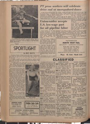   The Pacific Tribune - Friday, May 1, 1953   , page 8