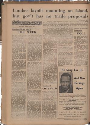   The Pacific Tribune - Friday, March 20, 1953   , page 12
