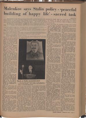   The Pacific Tribune - Friday, March 20, 1953   , page 3