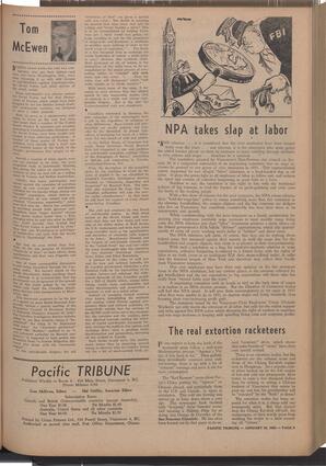   The Pacific Tribune - Friday, January 30, 1953   , page 5