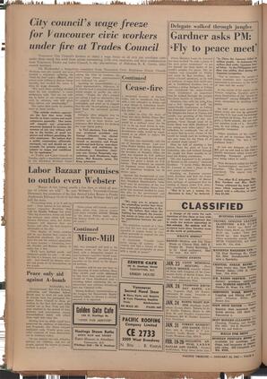   The Pacific Tribune - Friday, January 23, 1953   , page 6