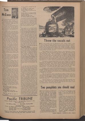   The Pacific Tribune - Friday, January 23, 1953   , page 5
