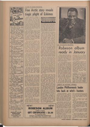   The Pacific Tribune - Friday, December 12, 1952   , page 8