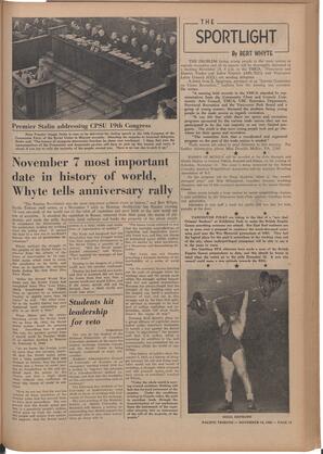   The Pacific Tribune - Friday, November 14, 1952   , page 11