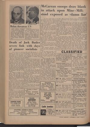   The Pacific Tribune - Friday, October 17, 1952   , page 6