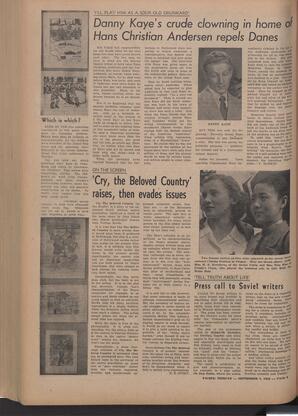   The Pacific Tribune - Friday, September 5, 1952   , page 8