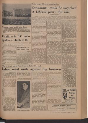   The Pacific Tribune - Friday, September 5, 1952   , page 7