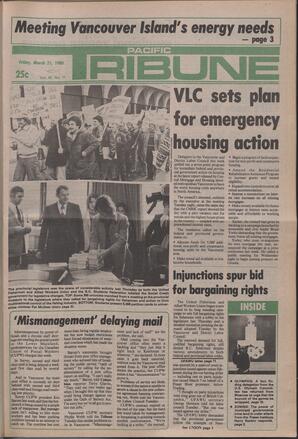   The Pacific Tribune - Friday, March 21, 1980   , page 1