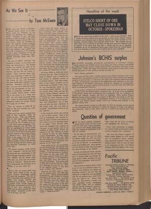   The Pacific Tribune - Friday, July 18, 1952   , page 5