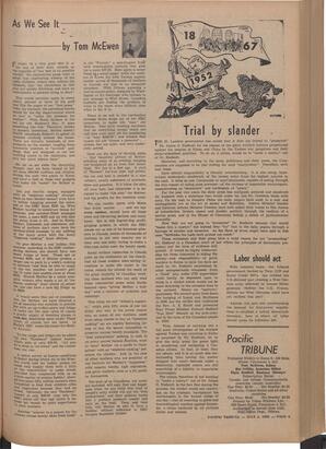   The Pacific Tribune - Friday, July 4, 1952   , page 5