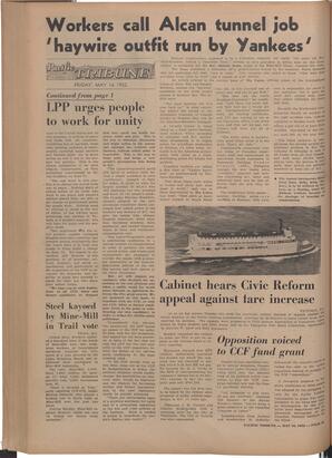   The Pacific Tribune - Friday, May 16, 1952   , page 12