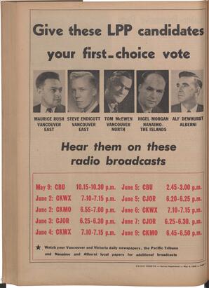   The Pacific Tribune - Friday, May 9, 1952   , page 10