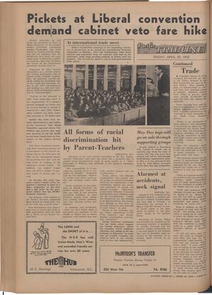   The Pacific Tribune - Friday, April 25, 1952   , page 12