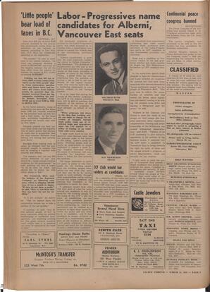   The Pacific Tribune - Friday, March 21, 1952   , page 6