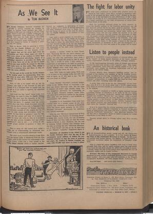   The Pacific Tribune - Friday, March 14, 1952   , page 5