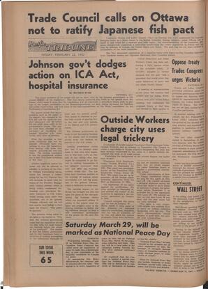   The Pacific Tribune - Friday, February 22, 1952   , page 12