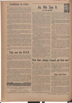  The Pacific Tribune - Friday, January 11, 1952   , page 8