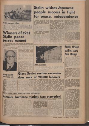   The Pacific Tribune - Friday, January 11, 1952   , page 3