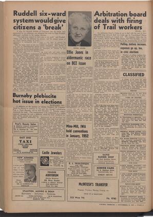   The Pacific Tribune - Friday, November 23, 1951   , page 6