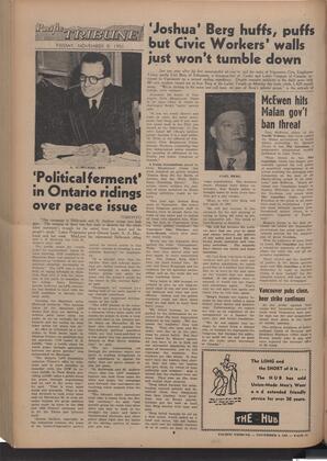   The Pacific Tribune - Friday, November 9, 1951   , page 12