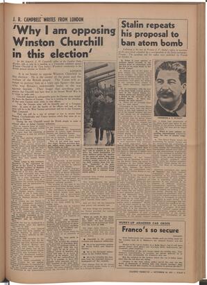   The Pacific Tribune - Friday, October 19, 1951   , page 3