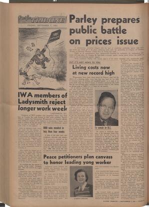   The Pacific Tribune - Friday, September 7, 1951   , page 12