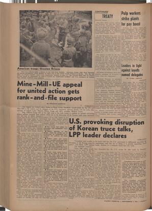   The Pacific Tribune - Friday, September 7, 1951   , page 6