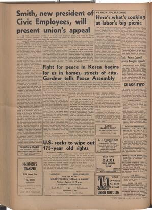  The Pacific Tribune - Friday, July 27, 1951   , page 6