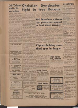   The Pacific Tribune - Friday, May 18, 1951   , page 6